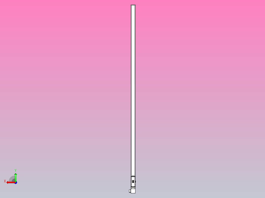 伺服电机集成皮带传动直线执行器TPA-OCB-140-256-L5050-LP-P75-N3后视图