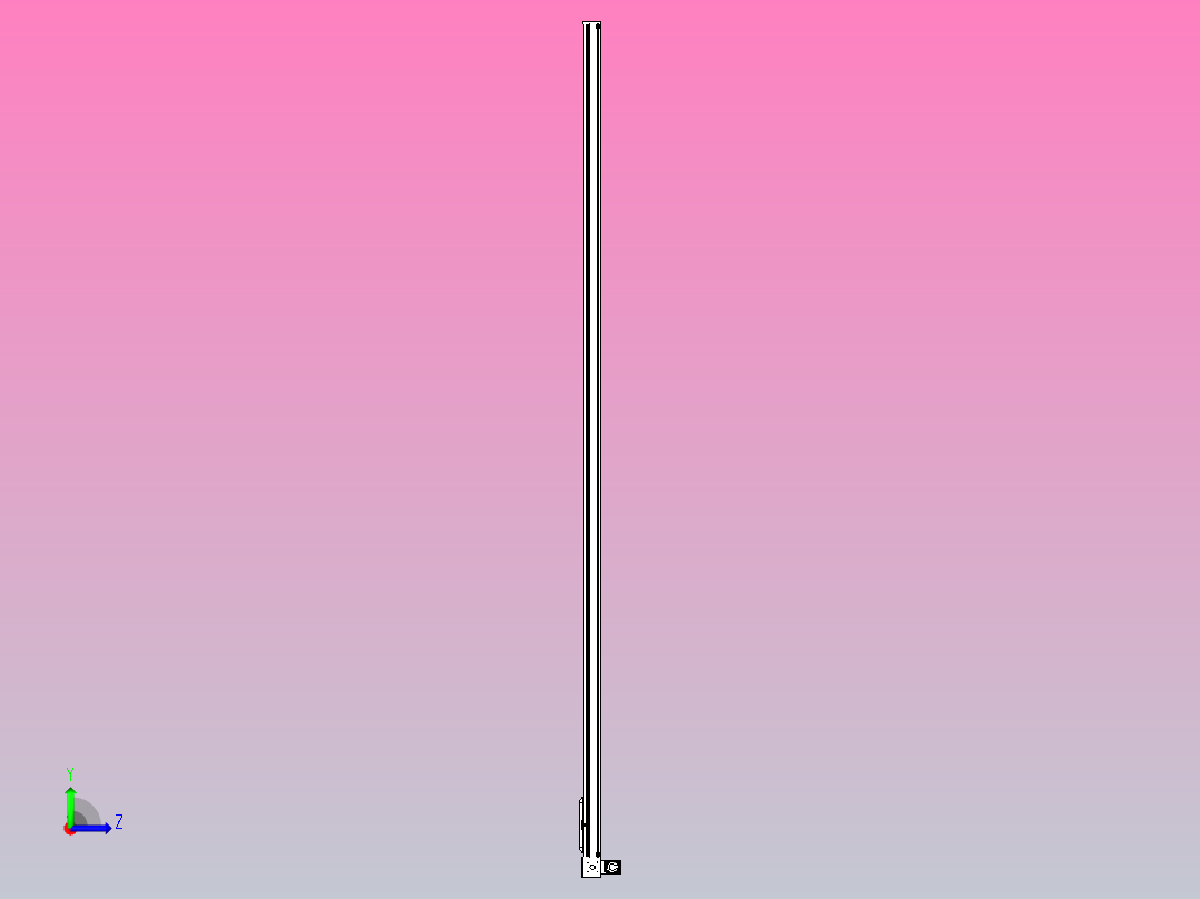 伺服电机集成皮带传动直线执行器TPA-OCB-140-256-L5050-LP-P75-N3左视图