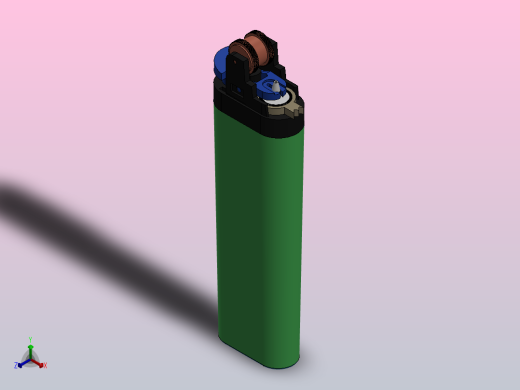 打火机正等轴测缩略图