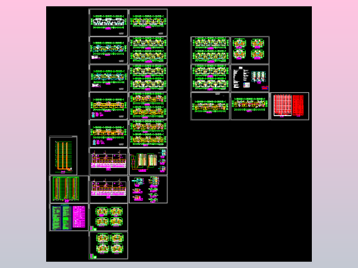 20层商住楼强电