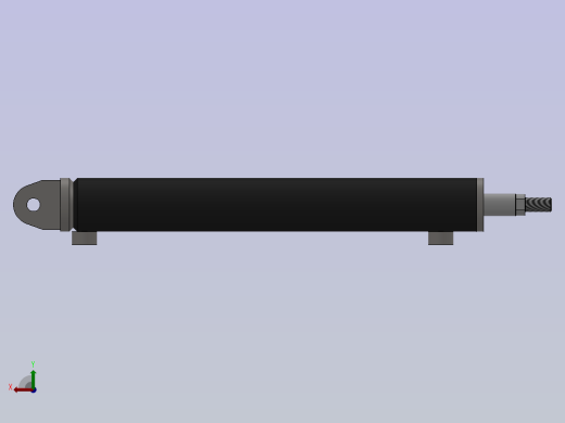 后置安装焊接液压缸后视缩略图