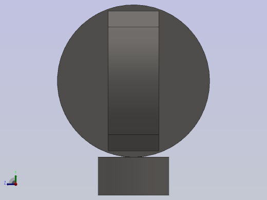 后置安装焊接液压缸右视缩略图