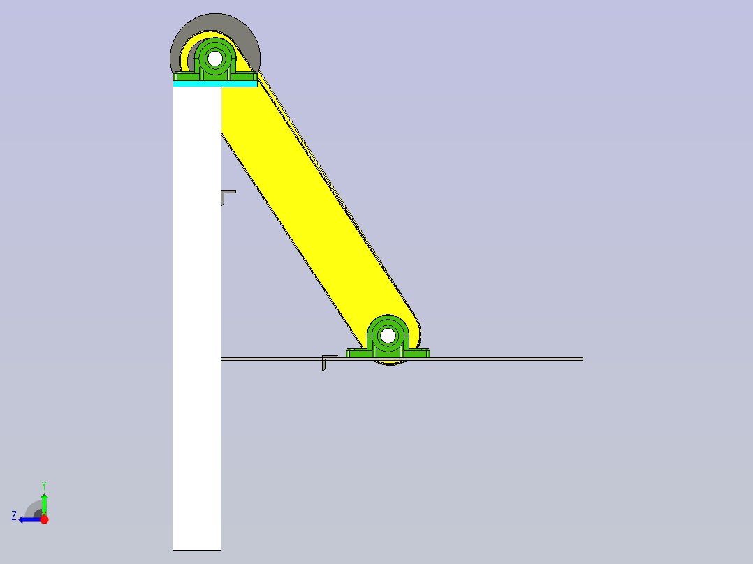 收卷左右轴同步右视图