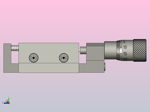 带有微调螺钉的显微镜载物台右视缩略图