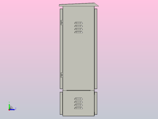 DZX270-00网络机箱机柜[DZX270-00]左视缩略图