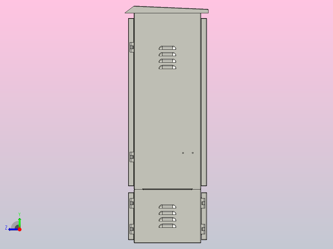 DZX270-00网络机箱机柜[DZX270-00]右视图