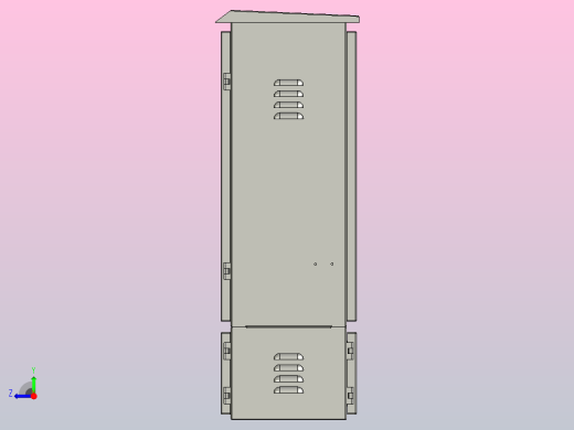 DZX270-00网络机箱机柜[DZX270-00]右视缩略图