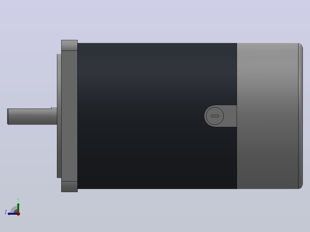 100DC(200W╱300W)微型直流基本型减速电机[100DC200GV24R18]右视图