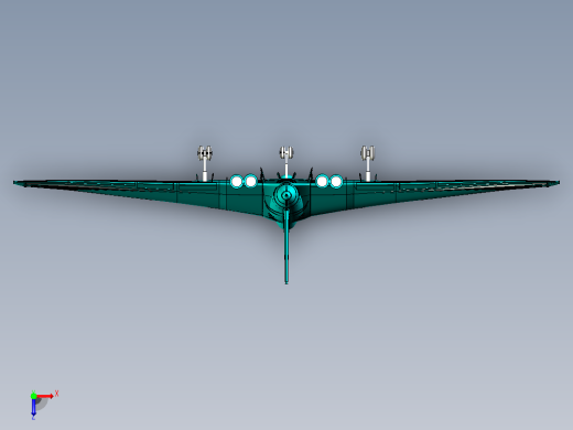 (Rev) Vulcan II（英国）轰炸机飞机俯视缩略图