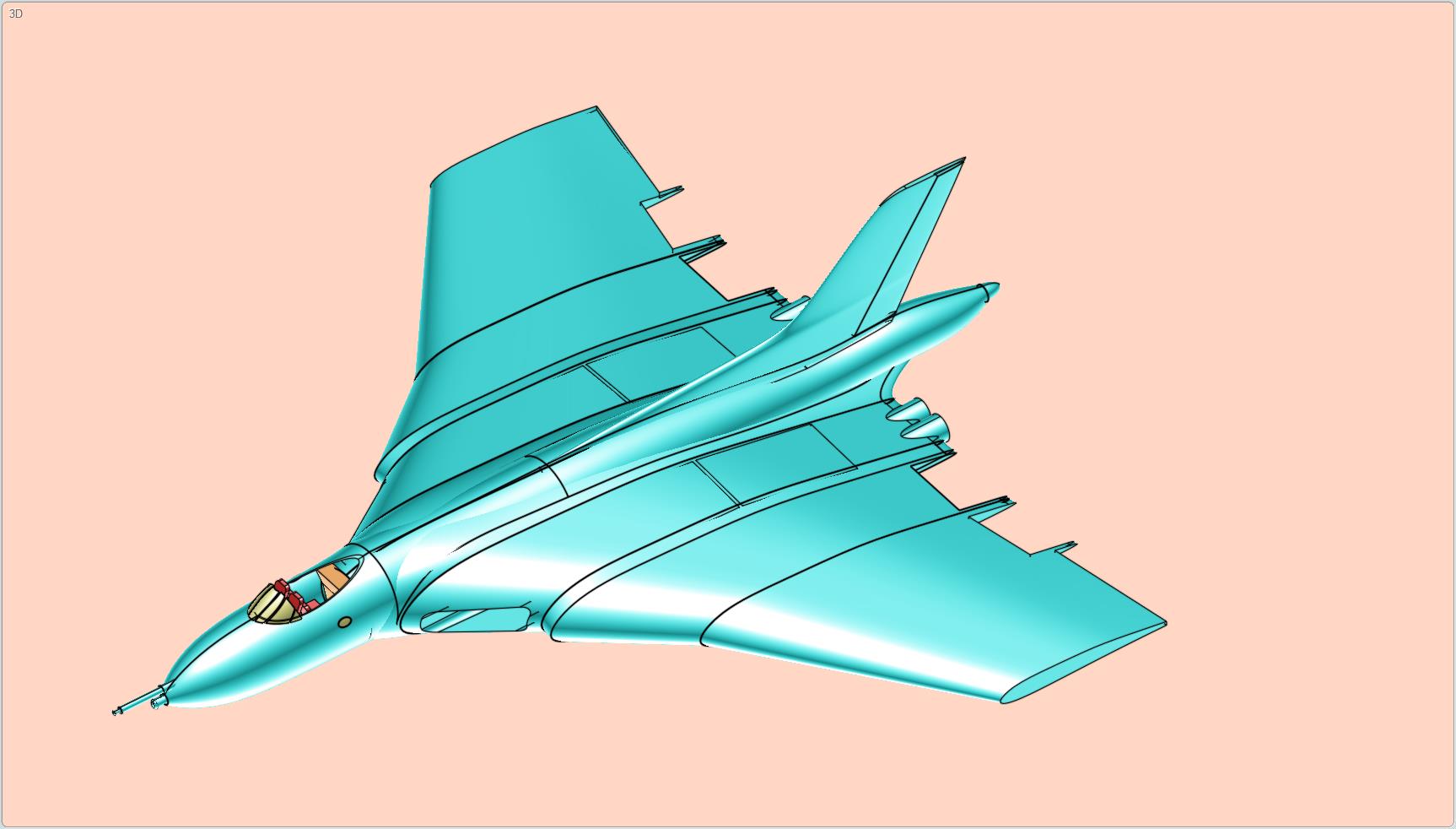 (Rev) Vulcan II（英国）轰炸机飞机