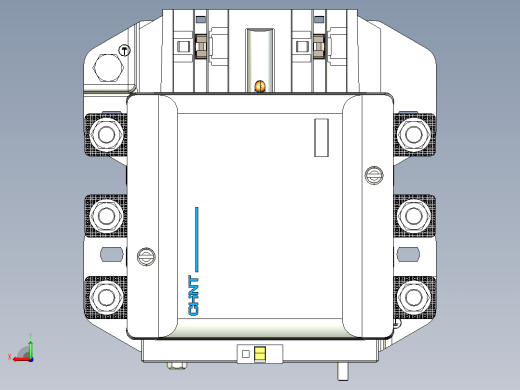 NC7-410交流接触器三维模型202204后视缩略图