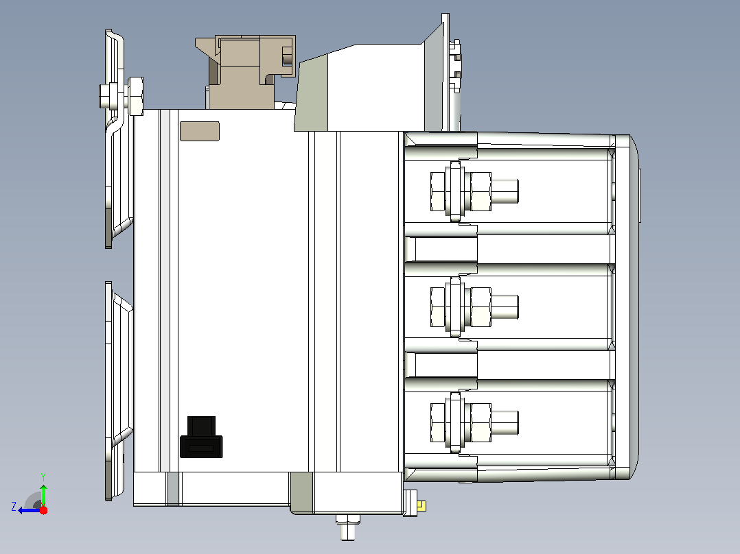 NC7-410交流接触器三维模型202204右视图