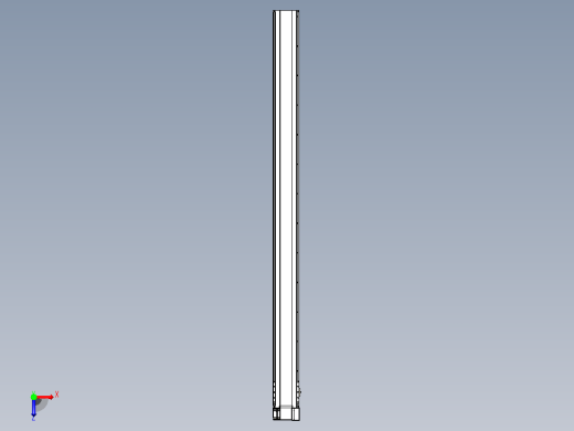 皮带直线轴半封闭可选导轨TPA-HNB-175D-140-L2400-RP-C-P75-N3俯视缩略图