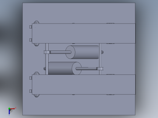 剪式升降机构3D数模图纸 Solidworks设计俯视缩略图