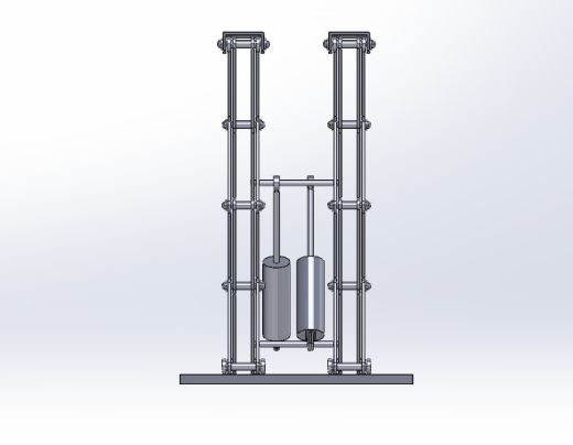 剪式升降机构3D数模图纸 Solidworks设计缩略图