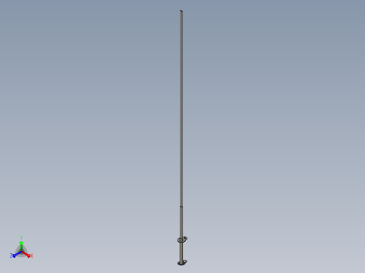 加热器ZIM93-D6.5-L50-W110-V220正等轴测缩略图
