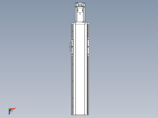 日规模组半封闭丝杆TPA-HNR-105D-1610C-L300-M-C-P40-N3俯视缩略图