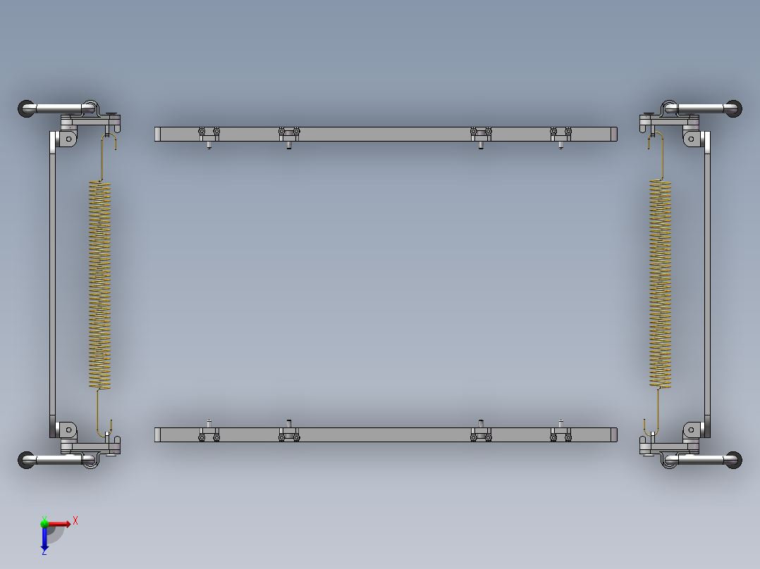 标准模块夹具俯视图