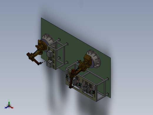 自动化焊接设备正等轴测缩略图