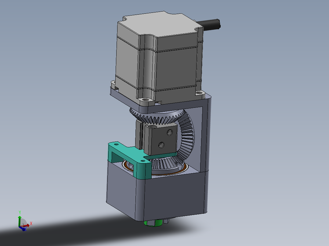 一种夹紧式旋转机构设计sw18可编辑
