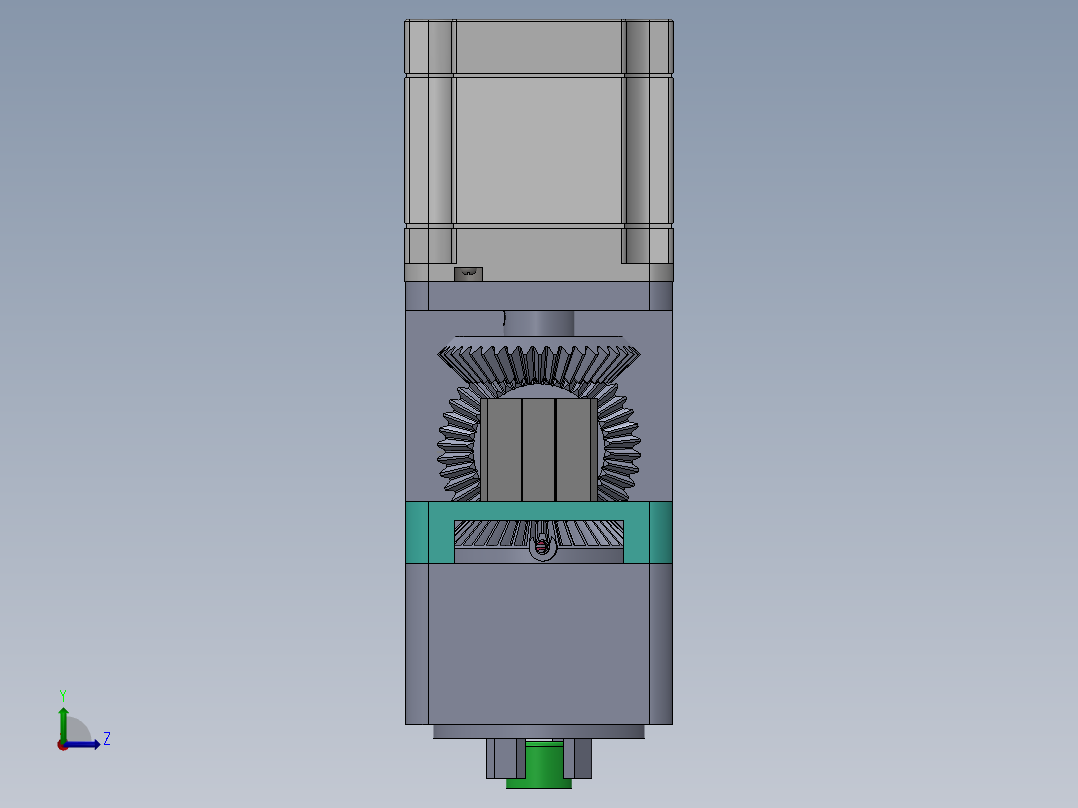 一种夹紧式旋转机构设计sw18可编辑左视图