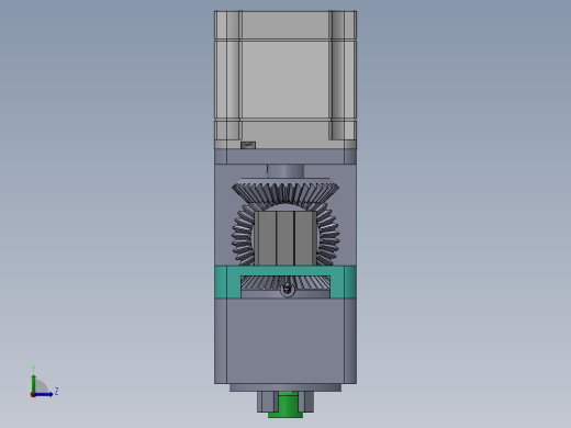 一种夹紧式旋转机构设计sw18可编辑左视缩略图