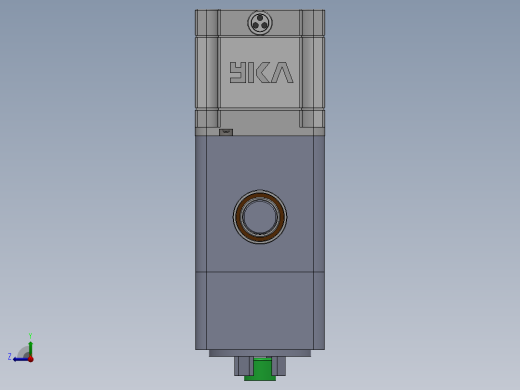 一种夹紧式旋转机构设计sw18可编辑右视缩略图