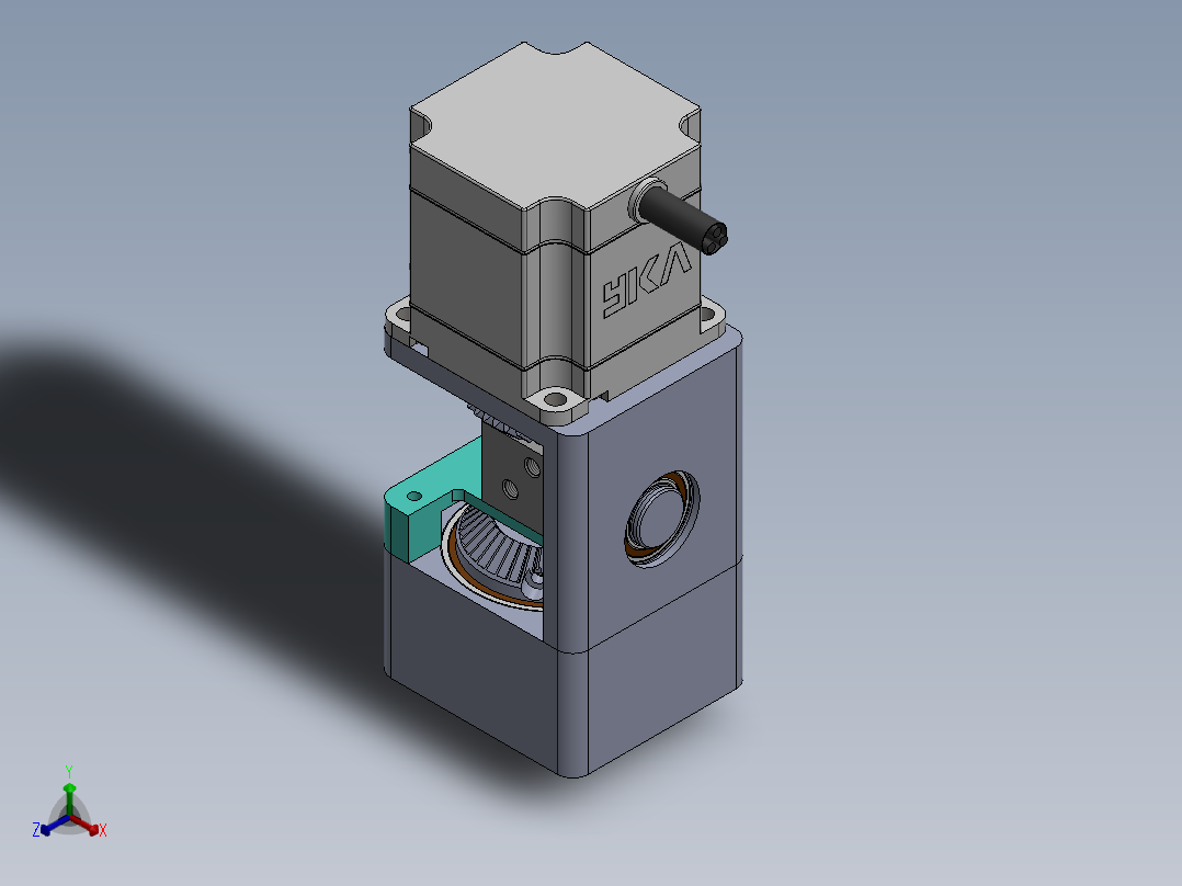 一种夹紧式旋转机构设计sw18可编辑正等轴测图