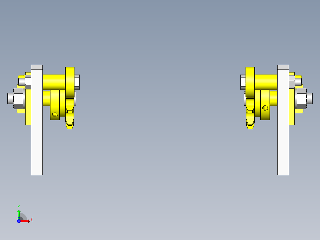 链条输送机前视图