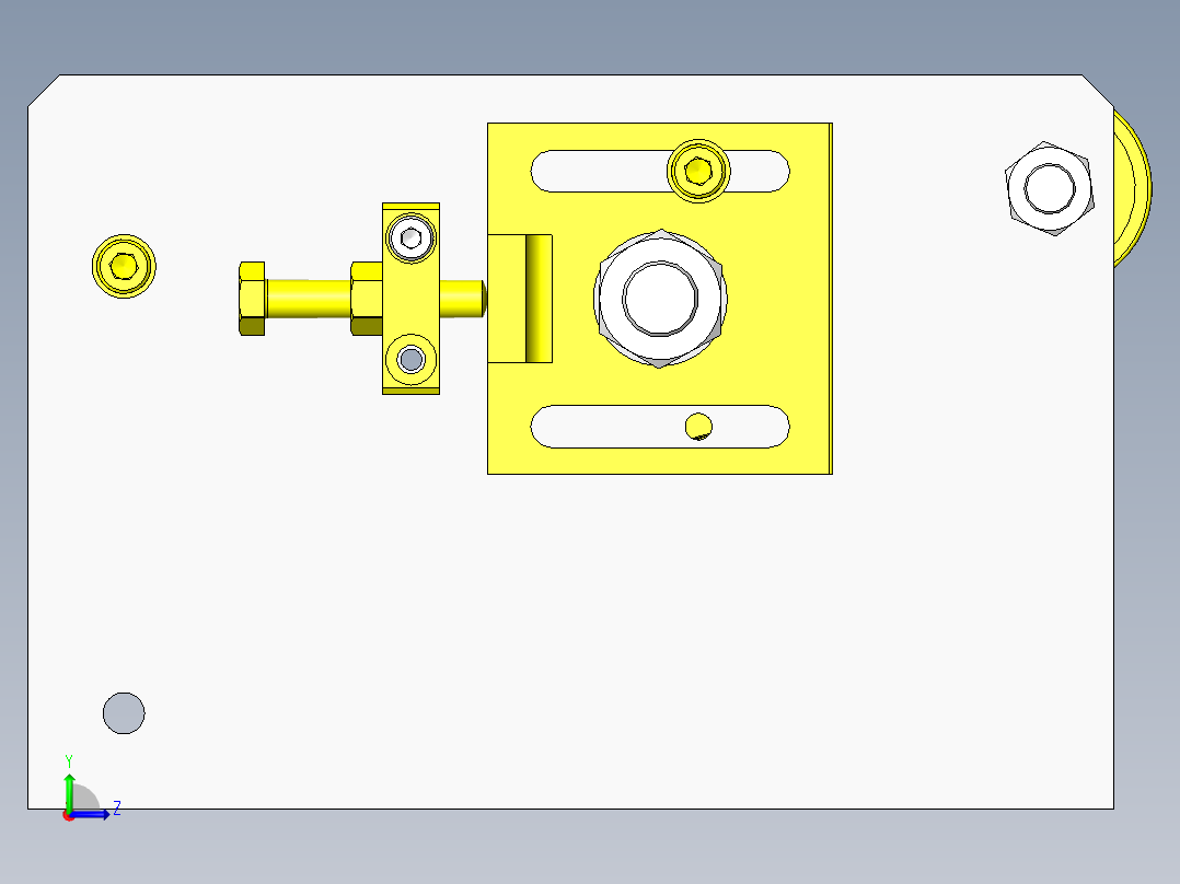 链条输送机左视图