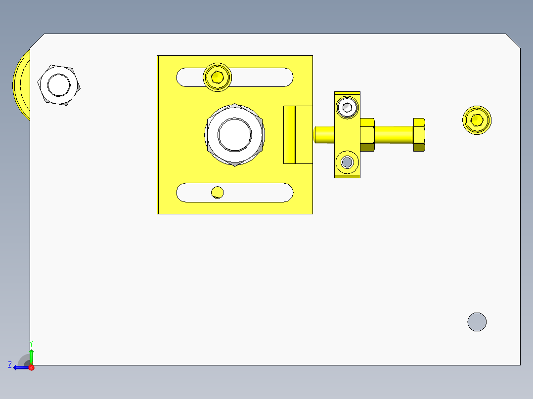 链条输送机右视图