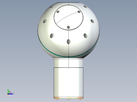 3dof-robot-orientation-mechanism-1 STP IGS左视缩略图