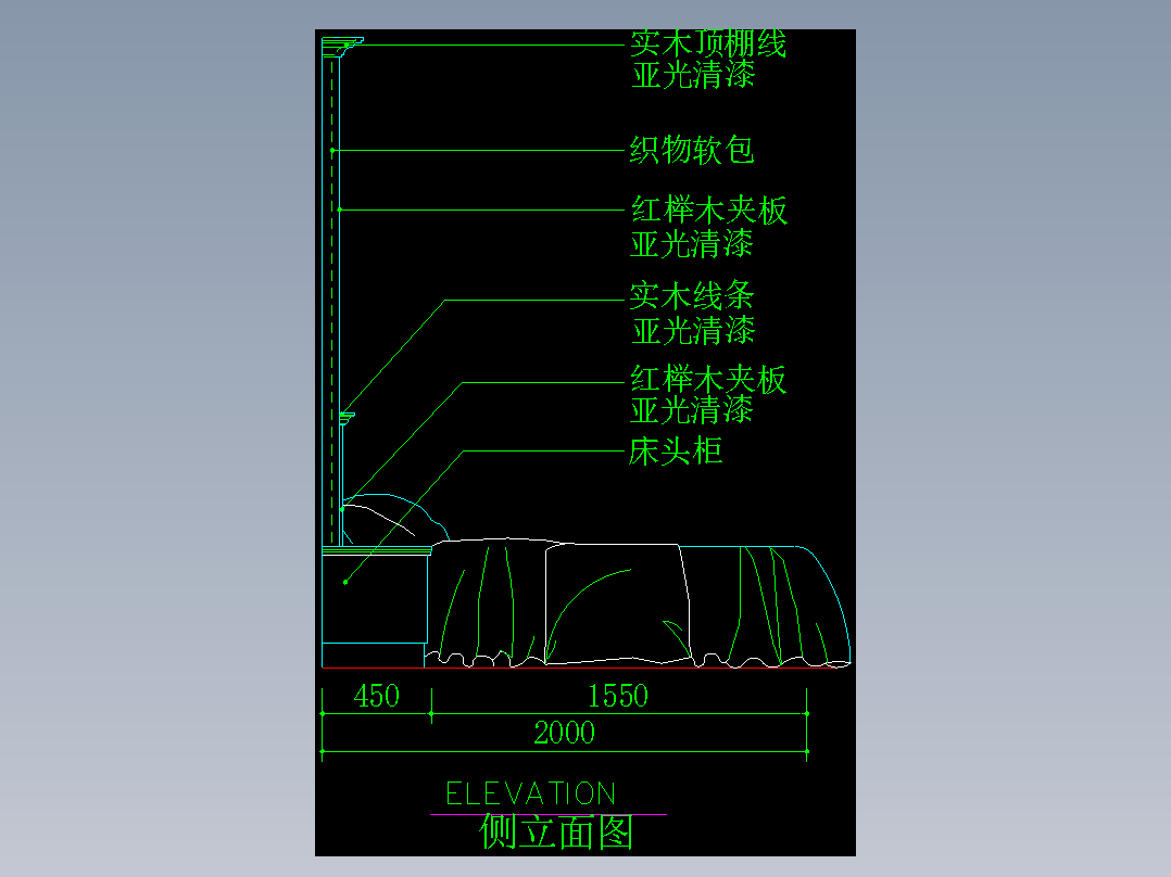 家装类CAD土块(二)--FH01031D