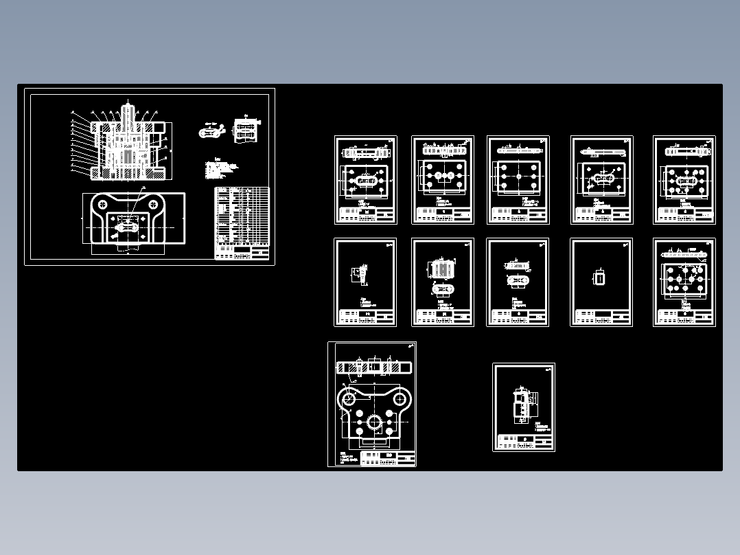 链传动链片落料冲孔复合模设计60