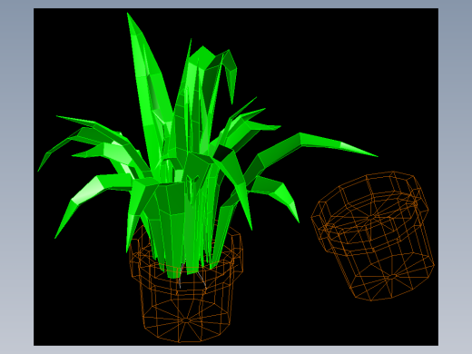 室内家具及植物三维模型四-HH009