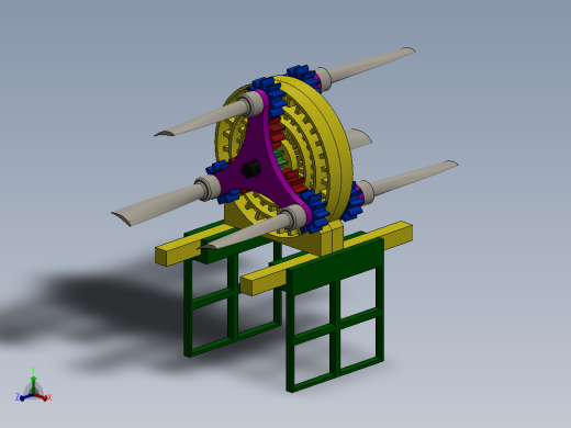solidworks 涡轮机
