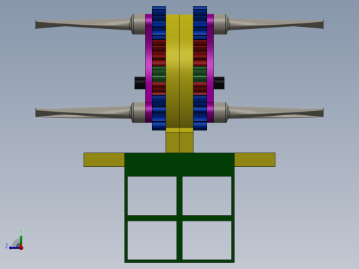 solidworks 涡轮机右视缩略图