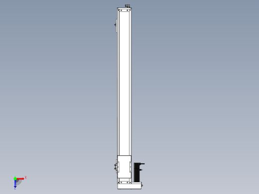 Toyo东佑达直线模组-ECH10-1050-BL-100W+煞車俯视缩略图