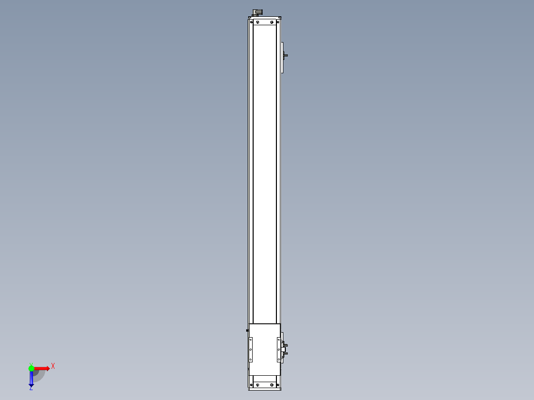Toyo东佑达直线模组-ECH12-950-BM-100W+煞車俯视图