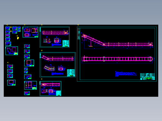 刮板出渣机全套图