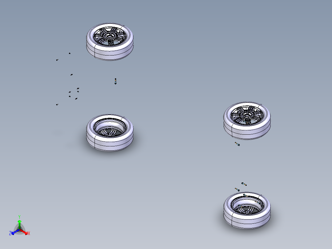 某乘用车完整底盘系统(含各大总成)三维建模图纸 汽车CATIA设计