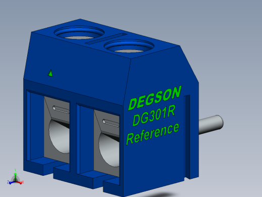 DEGSON DG301 系列 5.0mm 接线端子-DG301R-5.0-xxP-12-00AH
