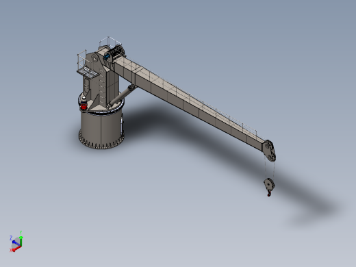 5T×12m液压起重机起重臂