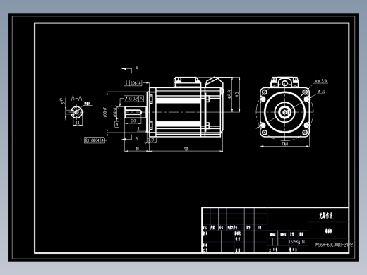 电机MS6H-60CS(M)30B1-20P2