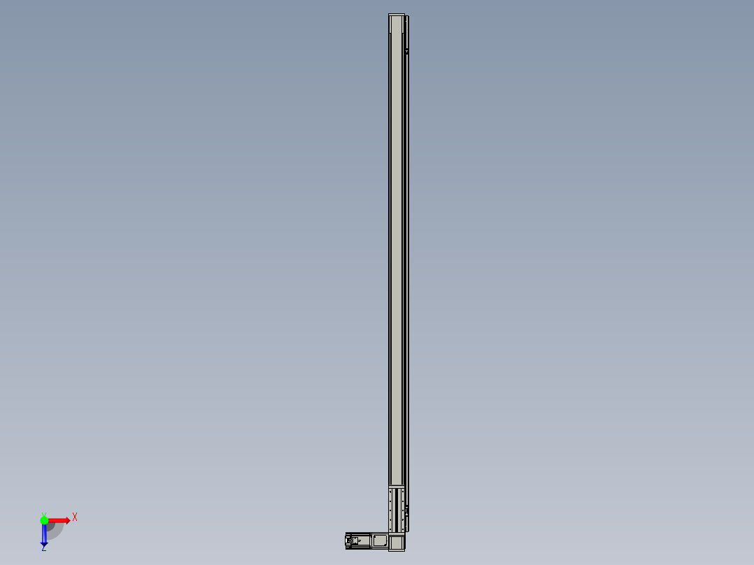 欧规系列-LB8-L150-S2200-BR-ZP75-C3俯视图