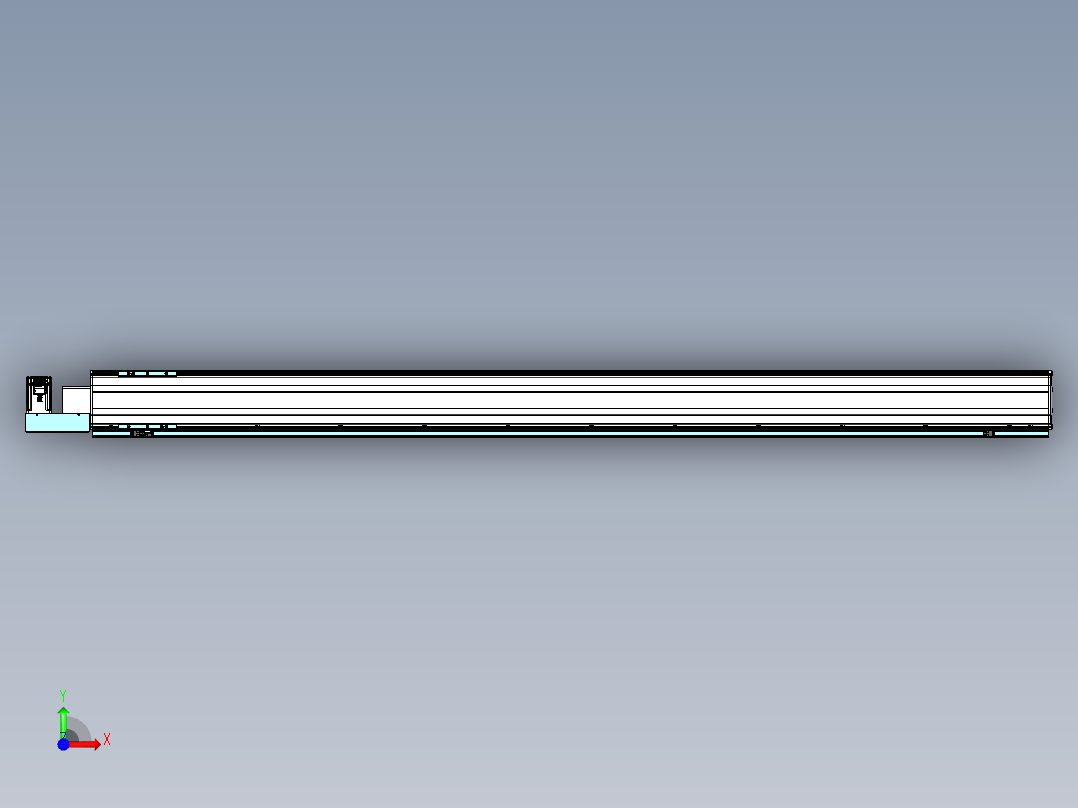威洛博VBF同步带传动一般环境VBF14-L45-S2000-BL-ZP40-C3前视图
