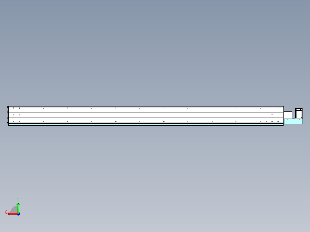 威洛博VBF同步带传动一般环境VBF14-L45-S2000-BL-ZP40-C3后视图