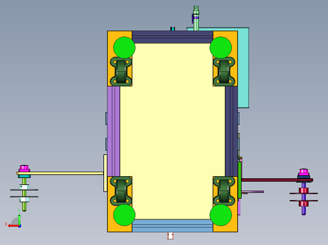 管装烧录转编带机后视图
