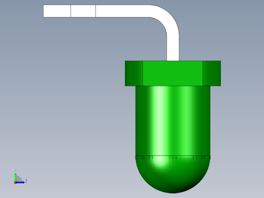 LED的3毫米通孔直角PCB。型号版本1和2的区别在于阳极和阴极的位置左视缩略图