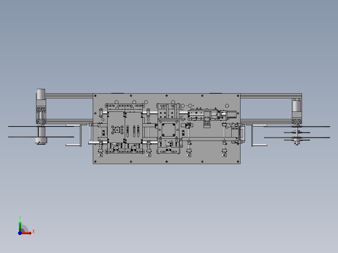 载带成型机前视图